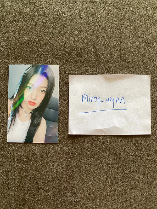 [&] MAKESTAR - Choerry Fansign Photocard