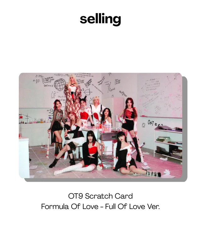 Formula of Love: Scratch Card