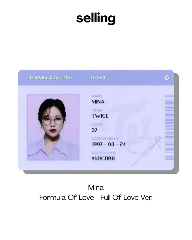 Formula of Love: SCIENTIST ID CARD