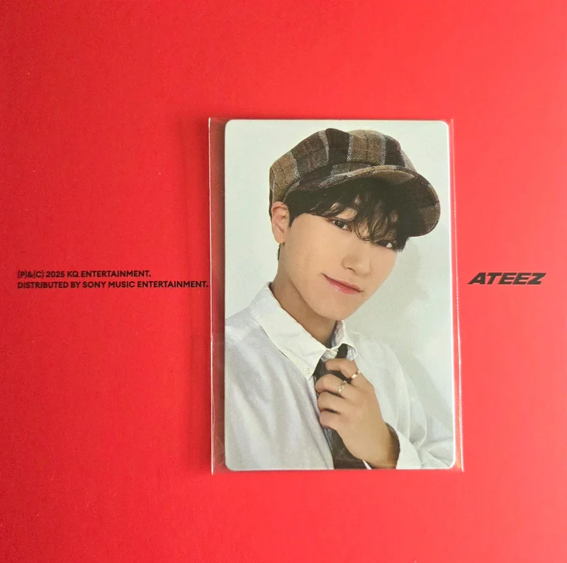 Ateez Destinys Memories San LAPTOP POUCH Photocard