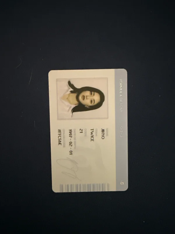 Formula of Love: O+T=<3 SCIENTIST ID CARD