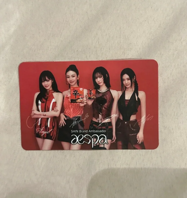 shin ramyun x aespa EVENT