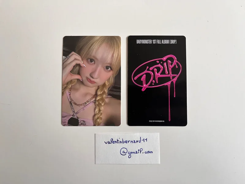 Pocamarket, BABYMONSTER RAMI DRIP ZIP LOCK Ver. K-pop Photocard