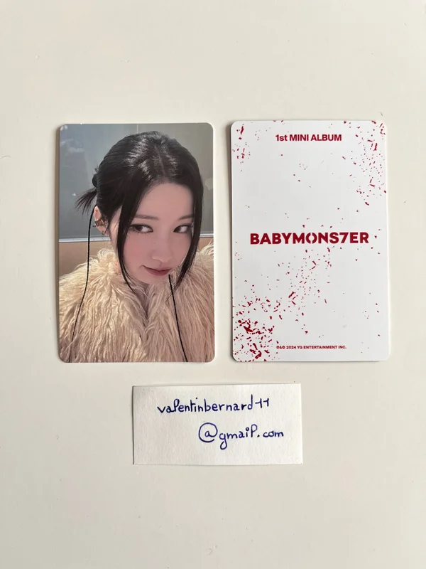 Pocamarket, BABYMONSTER ASA BABYMONS7ER PHOTOBOOK VER. K-pop Photocard