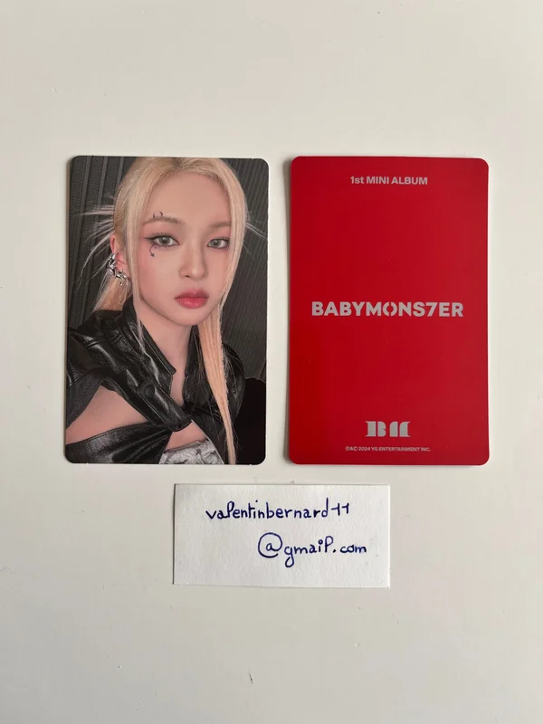 BABYMONSTER PHARITA 'DRIP YG TAG ALBUM Ver.' Photocard | Sold by