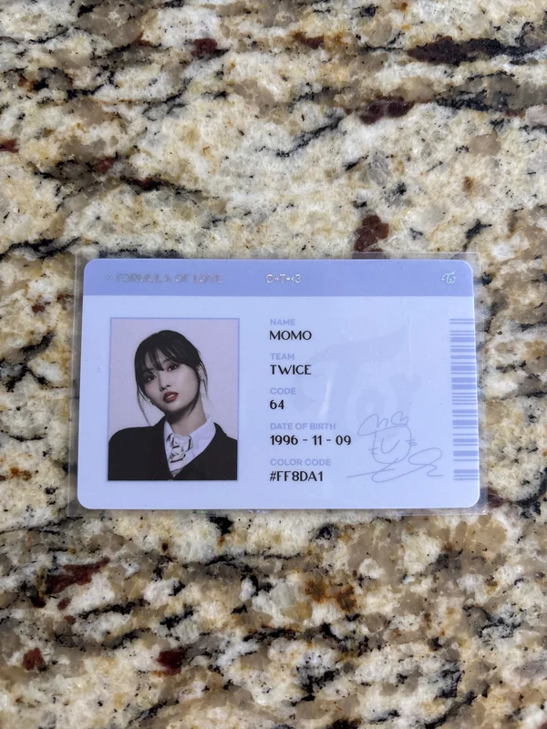 Formula of Love SCIENTIST ID CARD