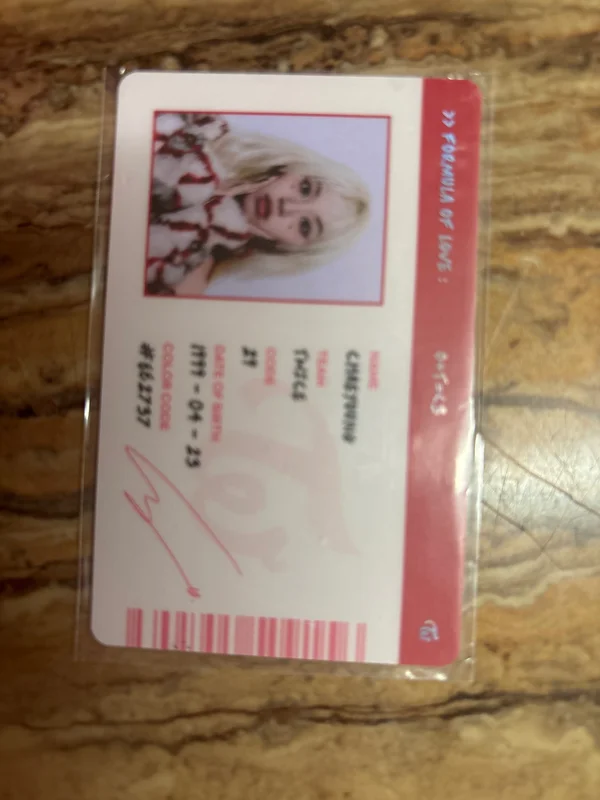 Formula of Love: O+T=<3 SCIENTIST ID CARD