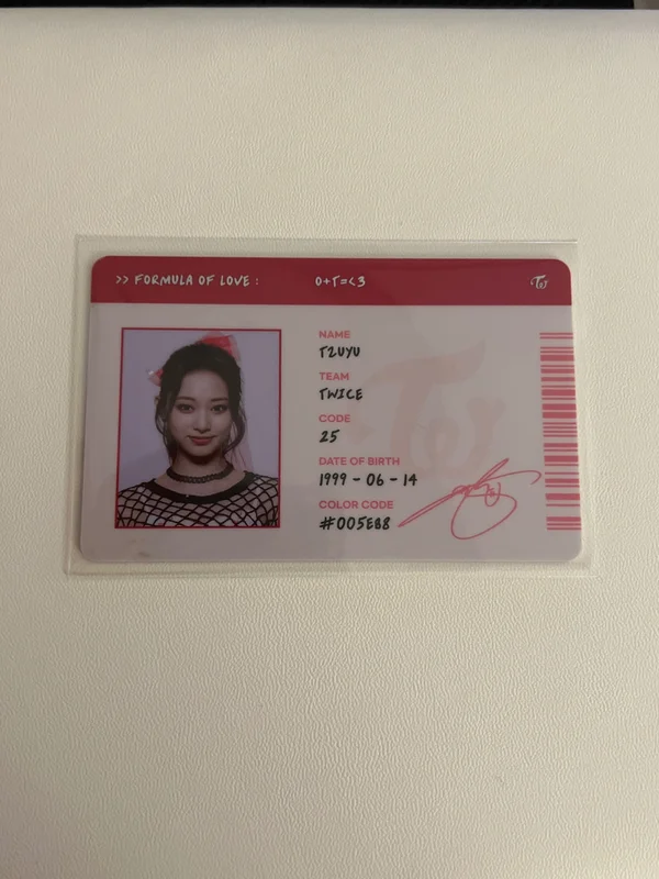 Formula of Love: O+T=<3 SCIENTIST ID CARD
