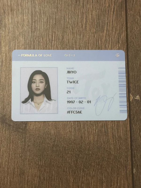 Formula of Love: O+T=<3 SCIENTIST ID CARD
