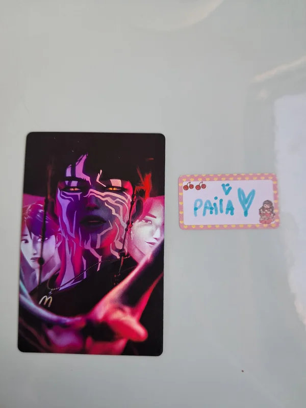 KPOP DEMON HUNTERS OFFICIAL MCDONALD'S PHOTOCARD
