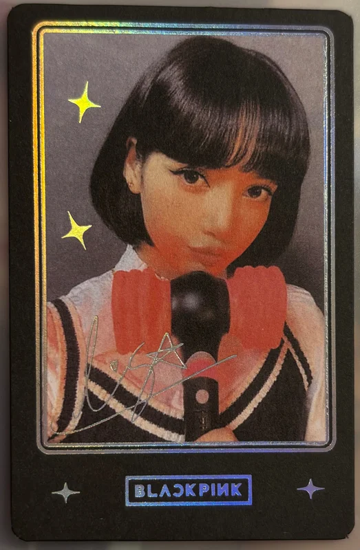 Lisa limited edition lightstick photocard