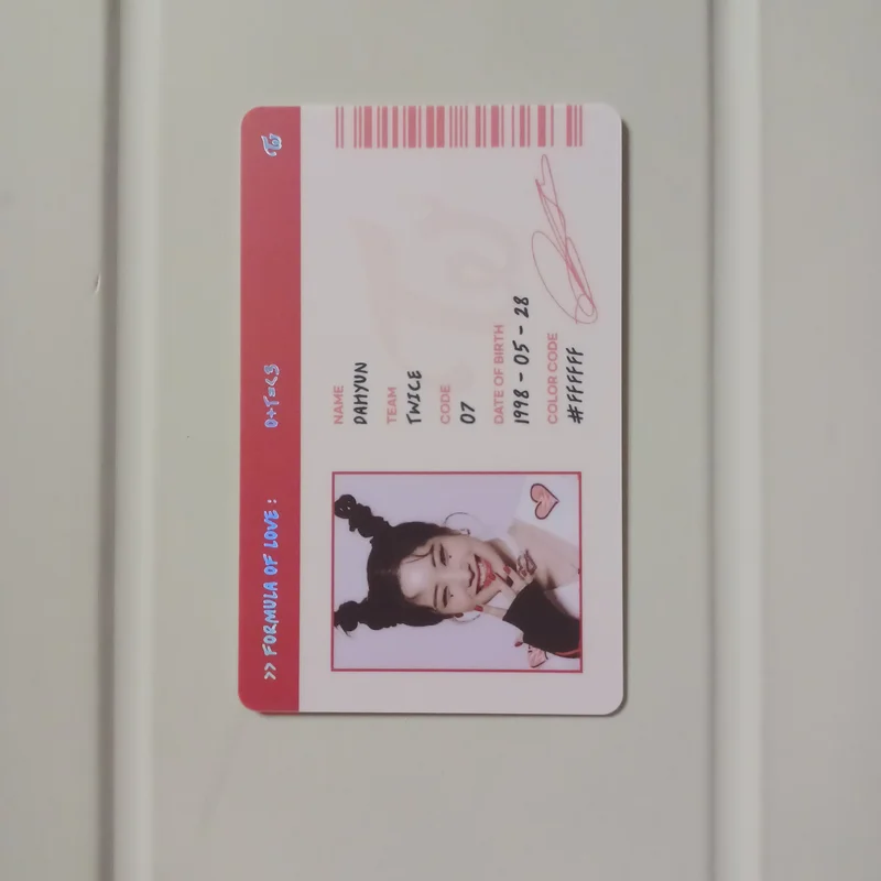 Formula of Love SCIENTIST ID CARD