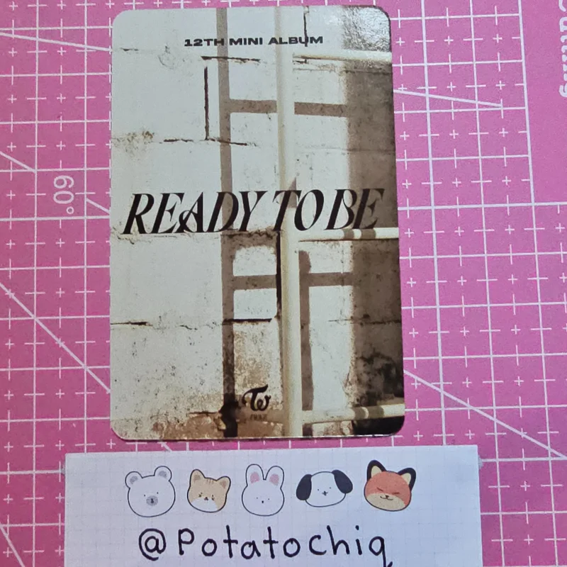 TWICE CHAEYOUNG 'READY TO BE PHOTOCARD SET BE VER.' Photocard