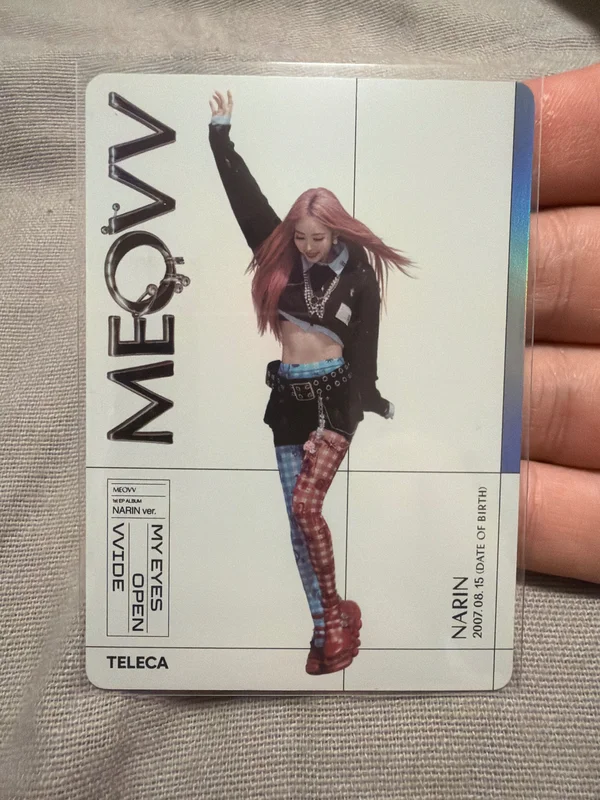 MEOVV TELECA COLLECTION CARD RARE Narin