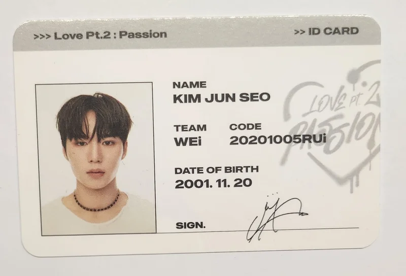 Love Pt.2 : Passion ID CARD