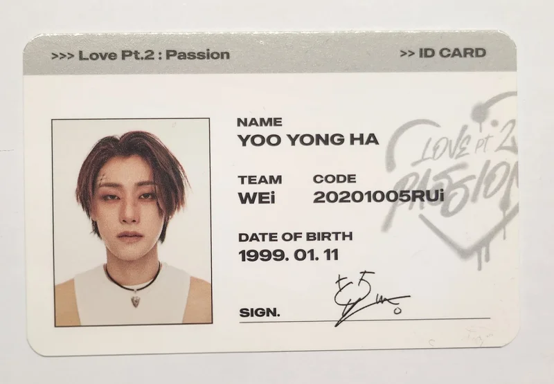 Love Pt.2 : Passion ID CARD
