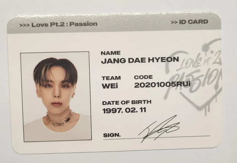 Love Pt.2 : Passion ID CARD