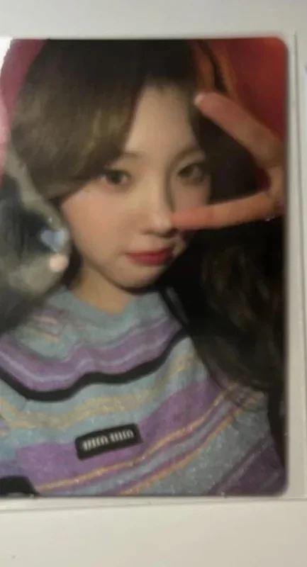 Kep1er Chaehyun Doublast B1ue Blast Ver Photocard