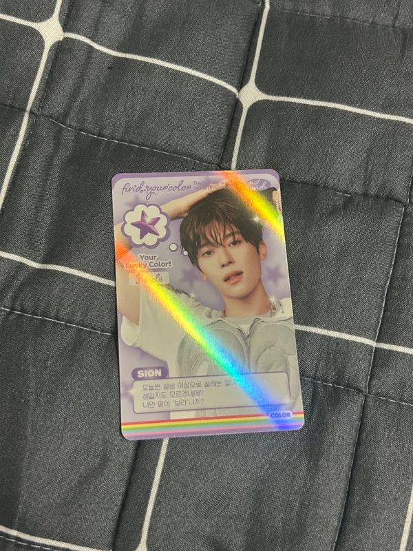 NCT WISH POP UP [FIND YOUR COLOR] RANDOM TRADING CARD SET COLOR ver. SPECIAL