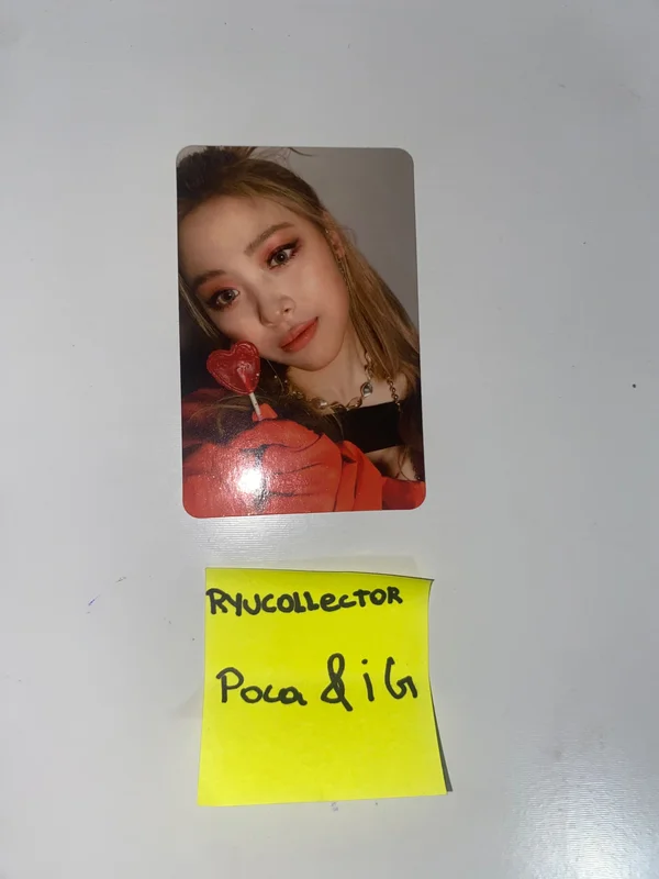 ITZY RYUJIN GUESS WHO LOLLIPOP ALBUM PHOTOCARD