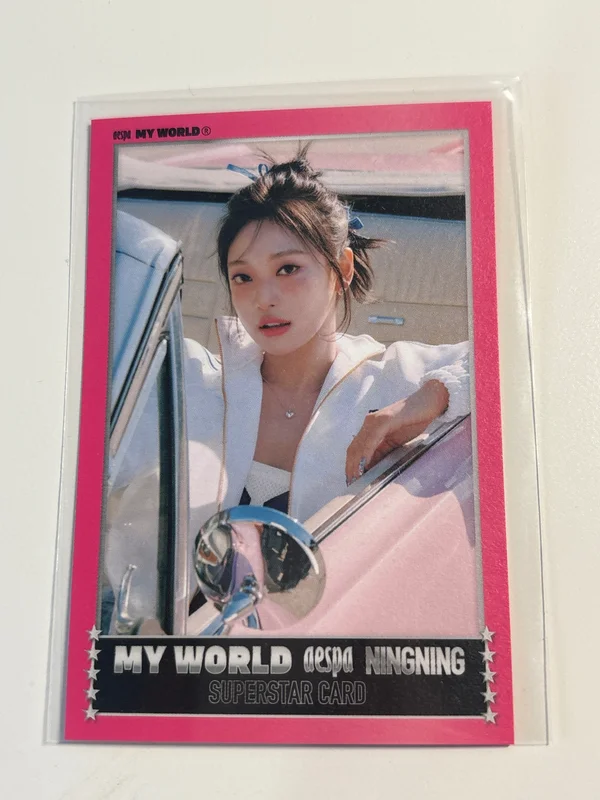 Ningning MY WORLD Zine Ver. Trading Card Set