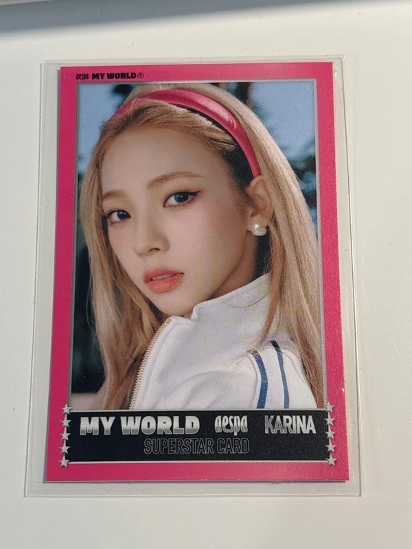 Karina MY WORLD Zine Ver. Trading Card Set