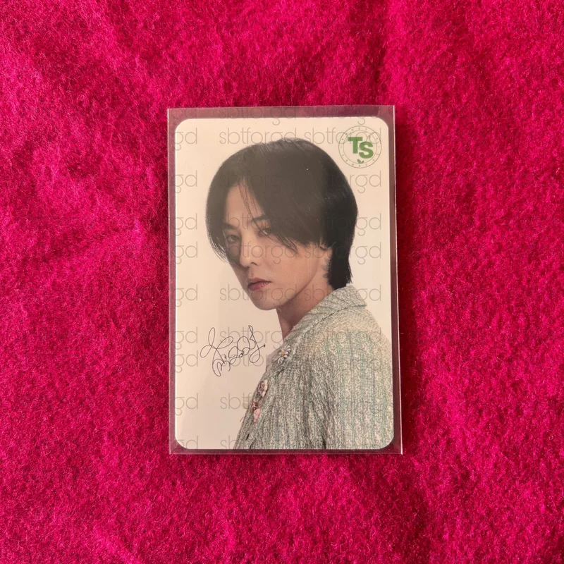 G-DRAGON GDRAGON BIGBANG X TS SHAMPOO OFFICIAL PHOTOCARD