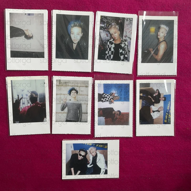 GDRAGON G-DRAGON X TAEYANG IN PARIS 2014 OFFICIAL POLAROID