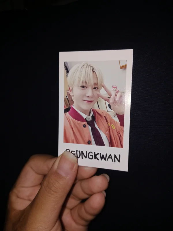 POLAROID STICKER SEUNGKWAN HOLIDAY
