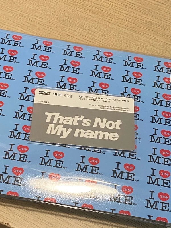 ILLIT IROHA 'NOT CUTE ANYMORE NOT MY NAME ver.' Photocard | Sold