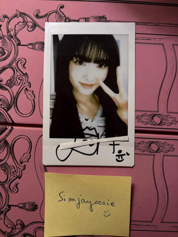 SIGNED star to a young culture TW polaroid