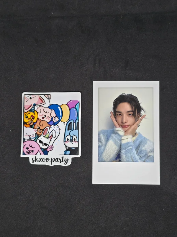 Stray Kids 5TH FANMEETING SKZ 5CLOCK TINCASE POLAROID SET