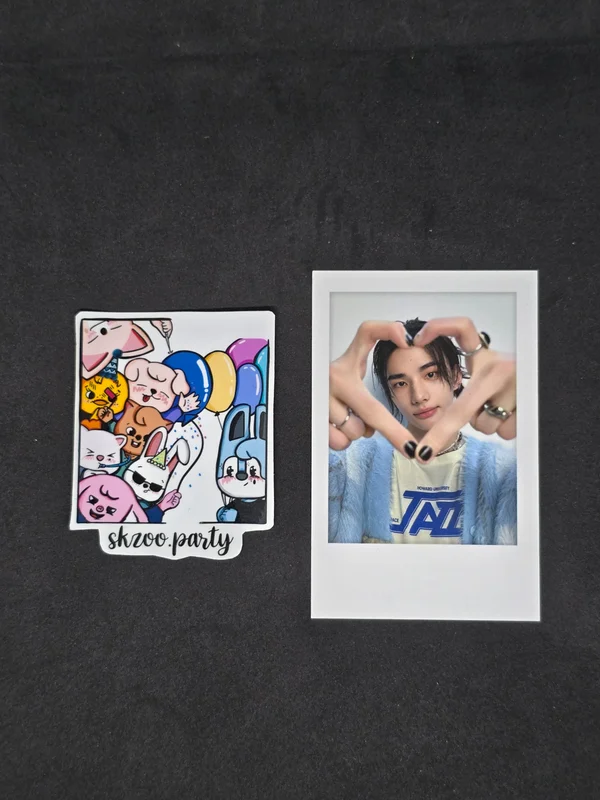 Stray Kids 5TH FANMEETING SKZ 5CLOCK TINCASE POLAROID SET