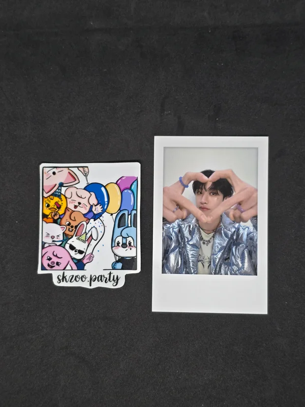 Stray Kids 5TH FANMEETING SKZ 5CLOCK TINCASE POLAROID SET