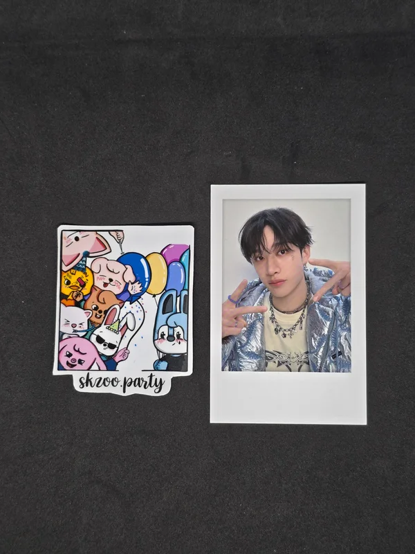 Stray Kids 5TH FANMEETING SKZ 5CLOCK TINCASE POLAROID SET