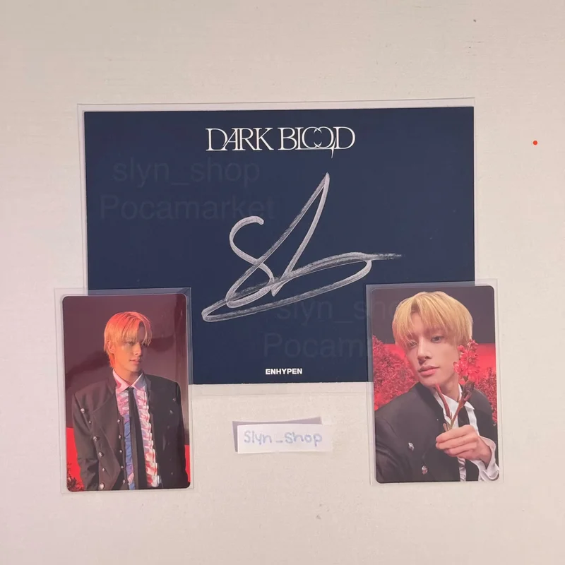 SIGNED POSTCARD SET DARK BLOOD NEW ver.