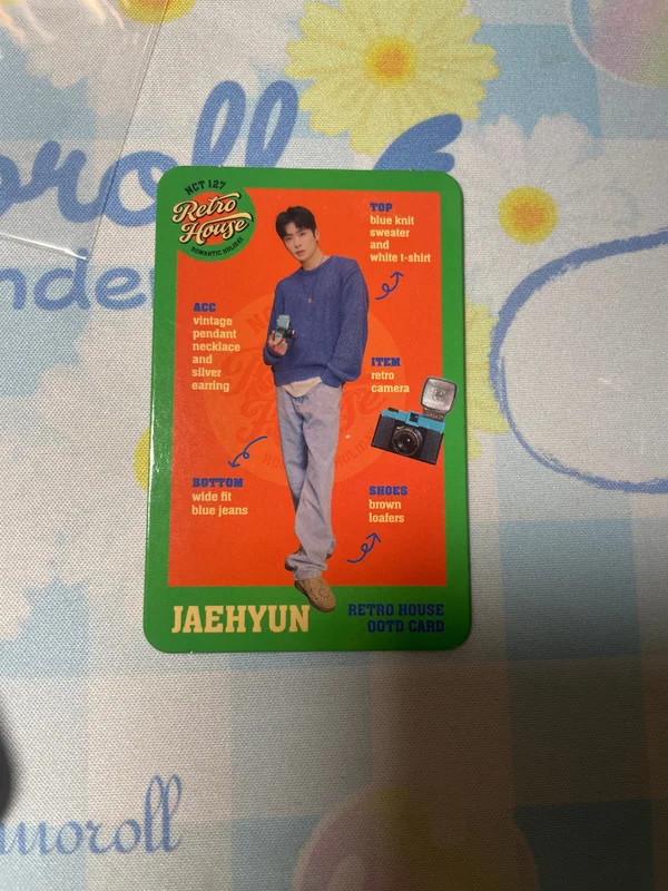 Jaehyun Random OOTD Retro House Card