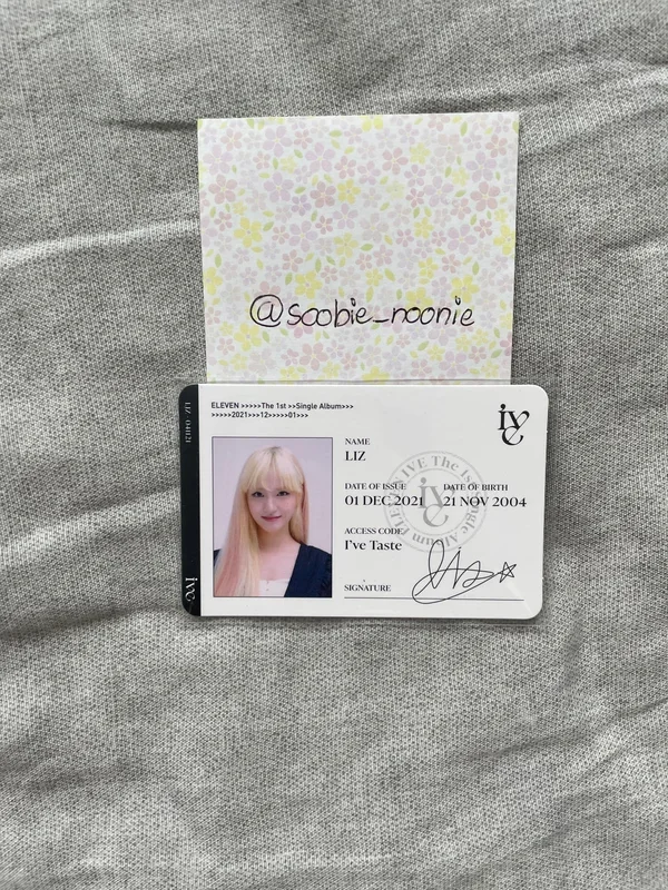 Ive Eleven Id Card