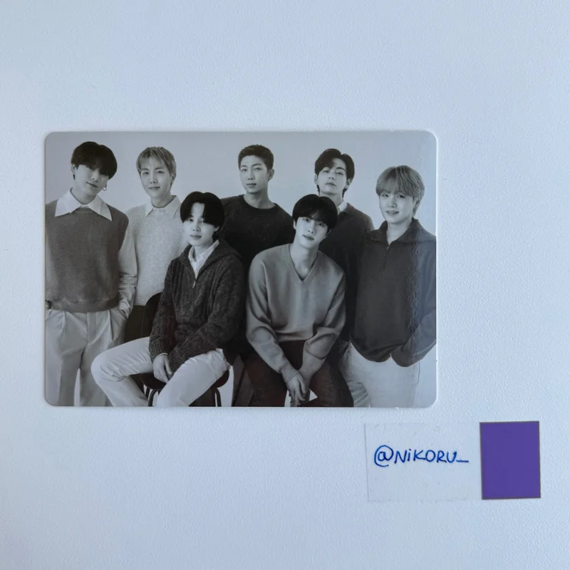 BTS POP-UP : MONOCHROME Mini Photo Card