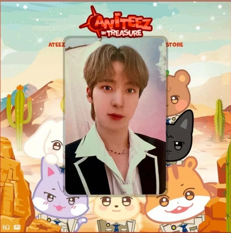 ATEEZ X ANITEEZ ADVENTURE POP-UP STORE ANITEEZ IN ILLUSION ADVENTURE STAMP EVENT