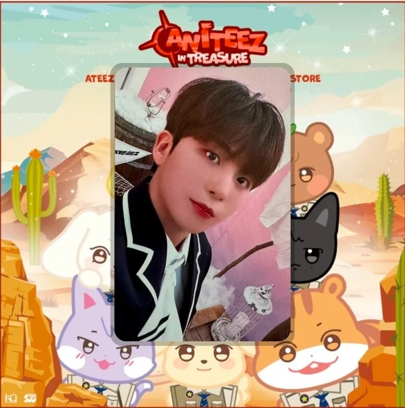 ATEEZ X ANITEEZ ADVENTURE POP-UP STORE ANITEEZ IN ILLUSION ADVENTURE STAMP EVENT