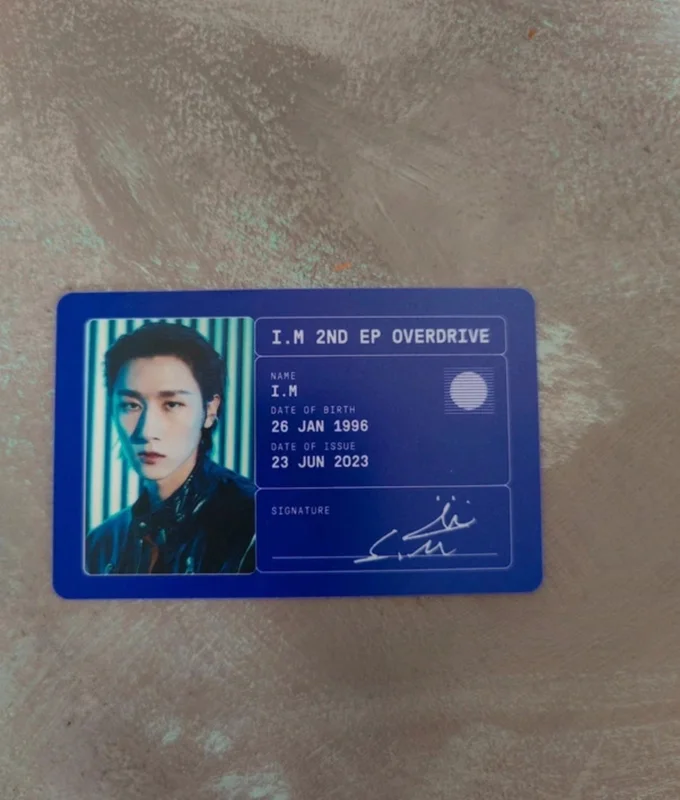 OVERDRIVE POCA ALBUM ID CARD BLUE ver.