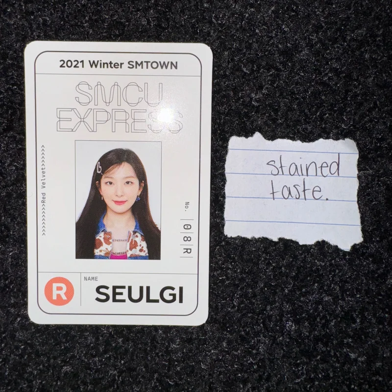 SEULGI SMCU Express Photocard
