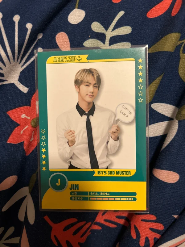 BTS 3RD MUSTER [ARMY.ZIP+] PLAYER CARD SET