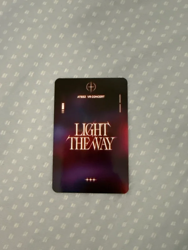 ATEEZ WOOYOUNG 'ATEEZ VR CONCERT : LIGHT THE WAY' Photocard | Sold