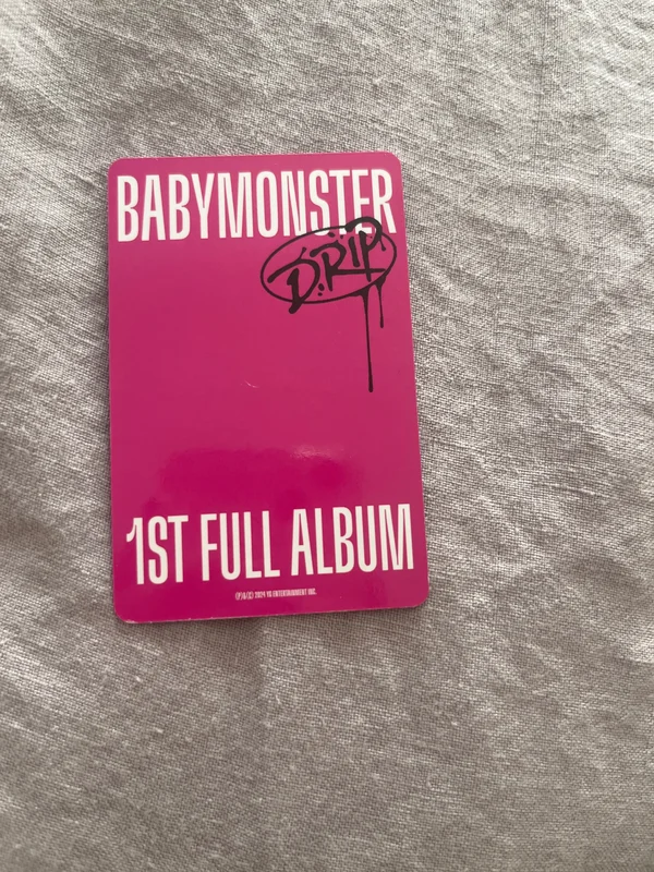 BABYMONSTER CHIQUITA 'DRIP Target Exclusive' Photocard | Sold by