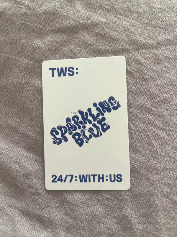 TWS SHINYU 'Sparkling Blue Target Exclusive' Photocard | Sold by