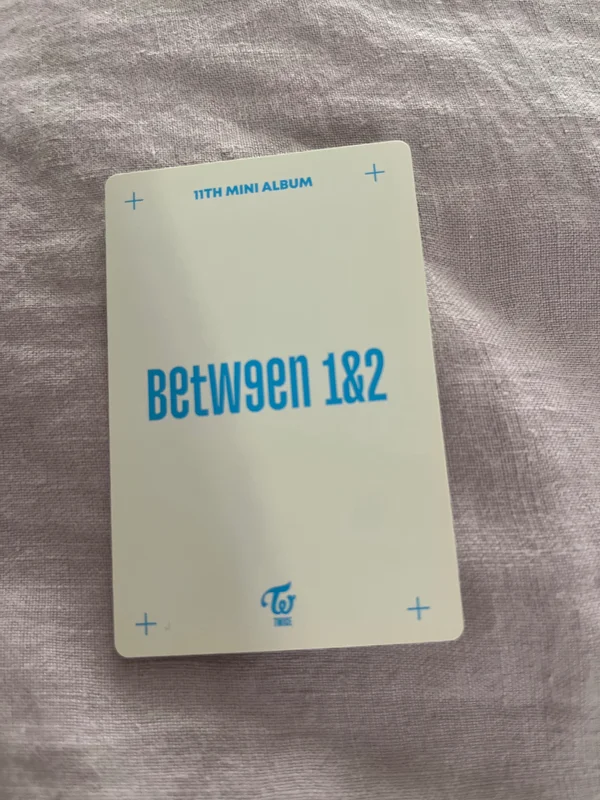 TWICE TZUYU 'BETWEEN 1&2 PHOTOCARD SET Pathfinder Ver.' Photocard