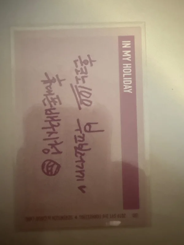 Seventeen SEUNGKWAN '2019 SVT 3rd FAN MEETING SEVENTEEN in CARAT