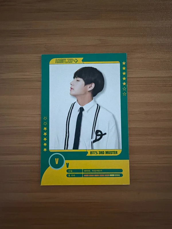 BTS 3RD MUSTER [ARMY.ZIP+] PLAYER CARD SET